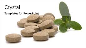  Presentation with herbal - Cool new slide deck with close up of a senior couple on finish backdrop and a seafoam green colored foreground