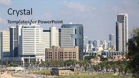  Presentation with view of al aqsa mosque - Presentation design having eclectic - view of tel aviv background and a light blue colored foreground