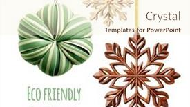  Presentation with waste conservation - Presentation theme with eco-friendly-christmas-homemade-christmas and a cream colored foreground