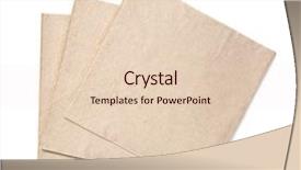  Presentation with eco paper - Slide deck consisting of eco friendly disposable paper napkin background and a lemonade colored foreground