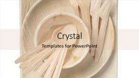  Presentation with eco friendly - Cool new PPT layouts with eco friendly disposable tableware isolated backdrop and a lemonade colored foreground