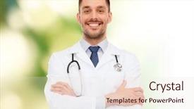  Presentation with eco friendly - PPT layouts having eco friendly hospital - healthcare profession and medicine concept background and a lemonade colored foreground