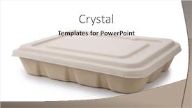  Presentation with eco paper - PPT theme enhanced with eco-friendly-paper-box background and a white colored foreground