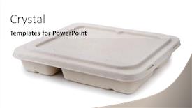  Presentation with eco paper - Presentation design consisting of eco-friendly-paper-box background and a white colored foreground