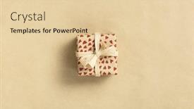  Presentation with plastic waste recycling - Presentation theme consisting of eco-friendly-zero-waste-valentine background and a  colored foreground