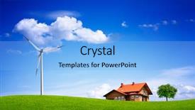  Presentation with eco - Presentation theme consisting of patient with her female medical background and a light gray colored foreground