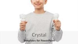  Presentation with eco sustainability - Slide set consisting of eco-living-and-sustainability-concept background and a light gray colored foreground