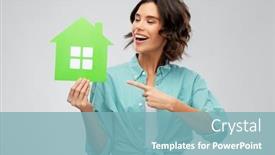  Presentation with sustainability - Audience pleasing slides consisting of eco-living-environment-and-sustainability backdrop and a seafoam green colored foreground