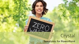  Presentation with eco sustainability - Beautiful PPT layouts featuring eco-living-environment-and-sustainability backdrop and a yellow colored foreground