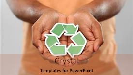  Presentation with eco sustainability - PPT layouts enhanced with eco-living-environment-and-sustainability background and a coral colored foreground