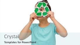  Presentation with eco sustainability - Theme having eco-living-environment-and-sustainability background and a arctic colored foreground