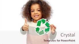  Presentation with eco sustainability - Beautiful PPT theme featuring eco-living-environment-and-sustainability backdrop and a lemonade colored foreground