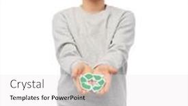  Presentation with sustainability - PPT theme consisting of eco-living-environment-and-sustainability background and a white colored foreground