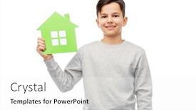  Presentation with eco sustainability - Slide deck enhanced with eco-living-environment-and-sustainability background and a white colored foreground