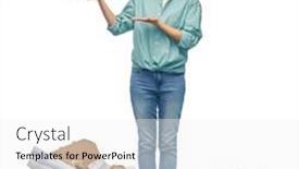  Presentation with eco sustainability - PPT theme having eco-living-environment-and-sustainability background and a white colored foreground