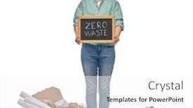  Presentation with eco paper - Slide deck with eco-living-environment-and-sustainability background and a white colored foreground