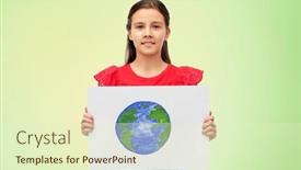  Presentation with eco sustainability - Audience pleasing PPT theme consisting of eco-living-environment-and-sustainability backdrop and a soft green colored foreground