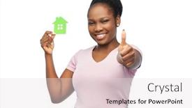  Presentation with eco sustainability - Presentation design with eco-living-environment-and-sustainability background and a light gray colored foreground