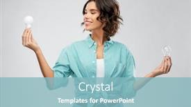  Presentation with eco sustainability - PPT theme consisting of eco-living-inspiration-and-sustainability background and a light blue colored foreground