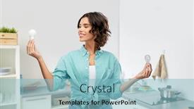  Presentation with eco sustainability - Audience pleasing PPT layouts consisting of eco-living-inspiration-and-sustainability backdrop and a light blue colored foreground