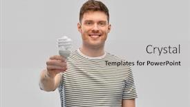  Presentation with eco sustainability - Amazing presentation theme having eco-living-inspiration-and-sustainability backdrop and a light gray colored foreground