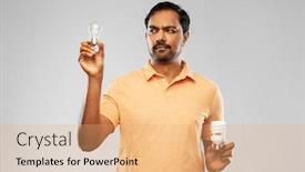  Presentation with sustainability - Cool new presentation design with eco-living-inspiration-and-sustainability backdrop and a coral colored foreground