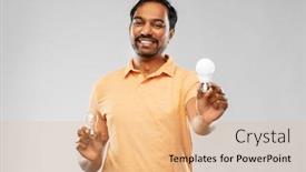  Presentation with polo - Audience pleasing presentation consisting of eco-living-inspiration-and-sustainability backdrop and a coral colored foreground