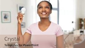  Presentation with eco sustainability - PPT theme consisting of eco-living-inspiration-and-sustainability background and a coral colored foreground