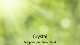  Presentation with green nature - Presentation design featuring eco nature green and blue background and a yellow colored foreground