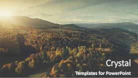  Presentation with earth surface uninhabited desert mountain - Amazing presentation theme having ecological europe - sunset forest hill surface aerial backdrop and a tawny brown colored foreground