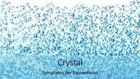  Presentation with water environment - Amazing slide deck having ecologically clean sea environment backdrop and a light blue colored foreground