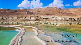  Presentation with therapeutic - Colorful presentation theme enhanced with ecology - concept of medical and ecological backdrop and a coral colored foreground