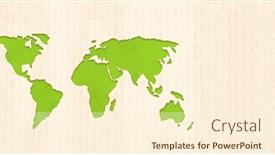  Presentation with eco paper - Presentation design featuring ecology-and-zero-waste-concept background and a  colored foreground