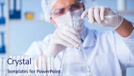  Presentation with animal testing scientist doing experiment - Audience pleasing PPT layouts consisting of ecology bacteira - female scientist researcher conducting backdrop and a  colored foreground