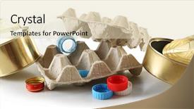  Presentation with medical pill medicine white blue - Theme having ecology bacteira - pile of rubbish isolated background and a  colored foreground