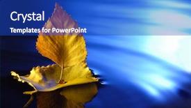  Presentation with water ship - Presentation having ecology environment - ship on water background and a  colored foreground