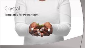  Presentation with plant ecology - Slide set enhanced with ecology-environment-and-nature-concept background and a white colored foreground