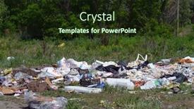  Presentation with environmental - Amazing presentation theme having ecology-of-ukraine-nature-near backdrop and a tawny brown colored foreground