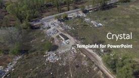  Presentation with ukraine - PPT layouts with ecology-of-ukraine-nature background and a dark gray colored foreground