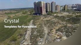  Presentation with ukraine - Slide deck featuring ecology-of-ukraine-nature background and a tawny brown colored foreground