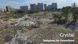  Presentation with environmental - Theme enhanced with ecology-of-ukraine-nature background and a gray colored foreground