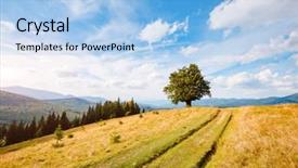  Presentation with annual day around the world - Slide deck consisting of ecology protection explore the world background and a light blue colored foreground