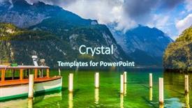  Presentation with piles - Presentation featuring lake konigssee is surrounded by high mountains wonderful romantic trip on the lake tourist boat mooring piles for tourist boats the concept of active ecological and photo tourism background and a ocean colored foreground