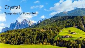  Presentation with red beet root - Slide deck featuring are built on the slope background and a light blue colored foreground