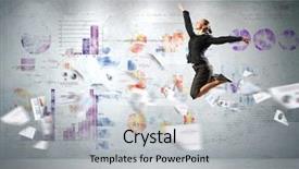  Presentation with electric vehicle high voltage - Amazing slide deck having modern office building blurred background backdrop and a light blue colored foreground