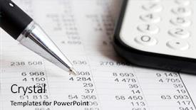  Presentation with accounting - Cool new theme with economic balance - accounting backdrop and a white colored foreground