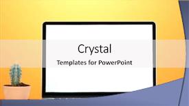  Presentation with botany - Amazing slide deck having economic botany - laptop and cactus in flowerpot backdrop and a  colored foreground