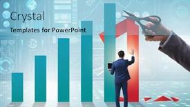  Presentation with covid coronavirus - Amazing PPT layouts having economic-crisis-due-to-coronavirus backdrop and a light blue colored foreground