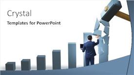  Presentation with covid coronavirus - Presentation consisting of economic-crisis-due-to-coronavirus background and a white colored foreground