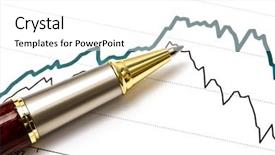  Presentation with business growth and profit - Theme consisting of economic data - background of business graph background and a white colored foreground